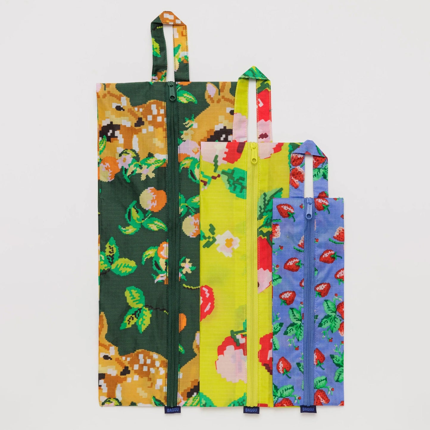 3D Zip Pouch Set
