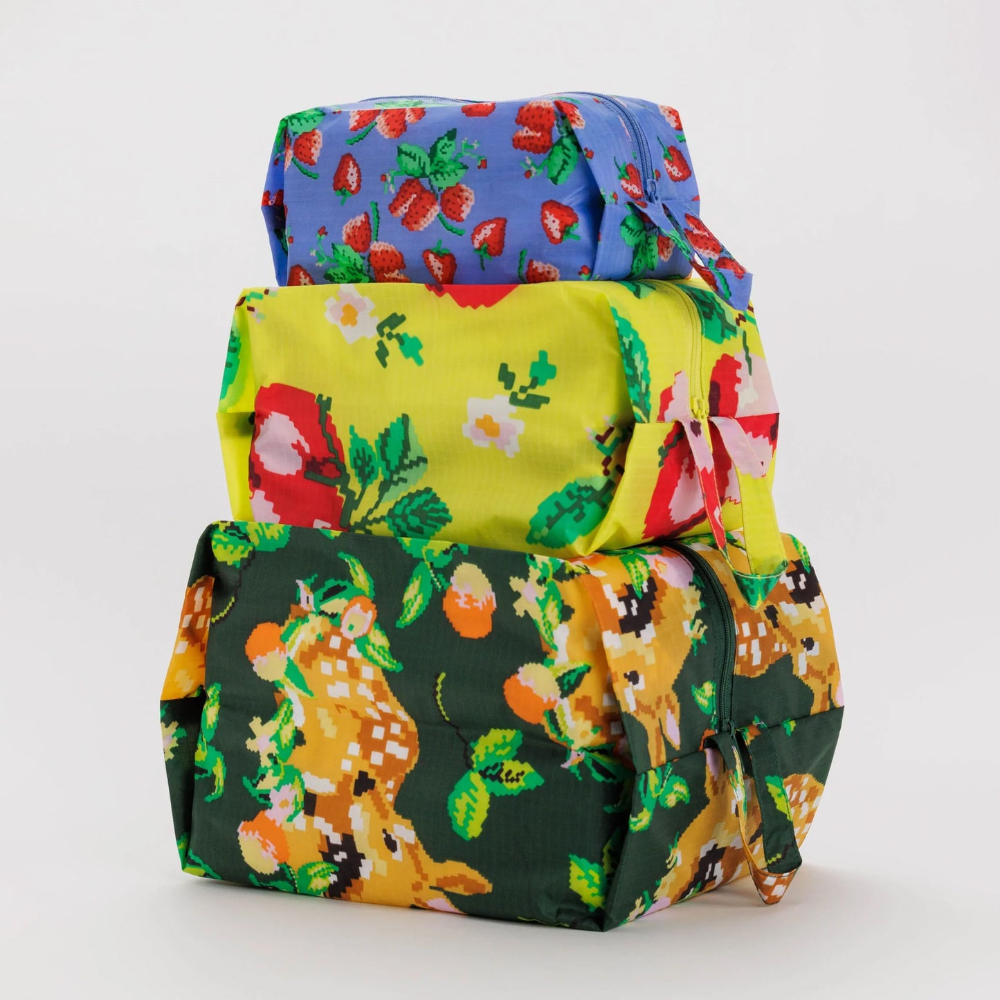 3D Zip Pouch Set