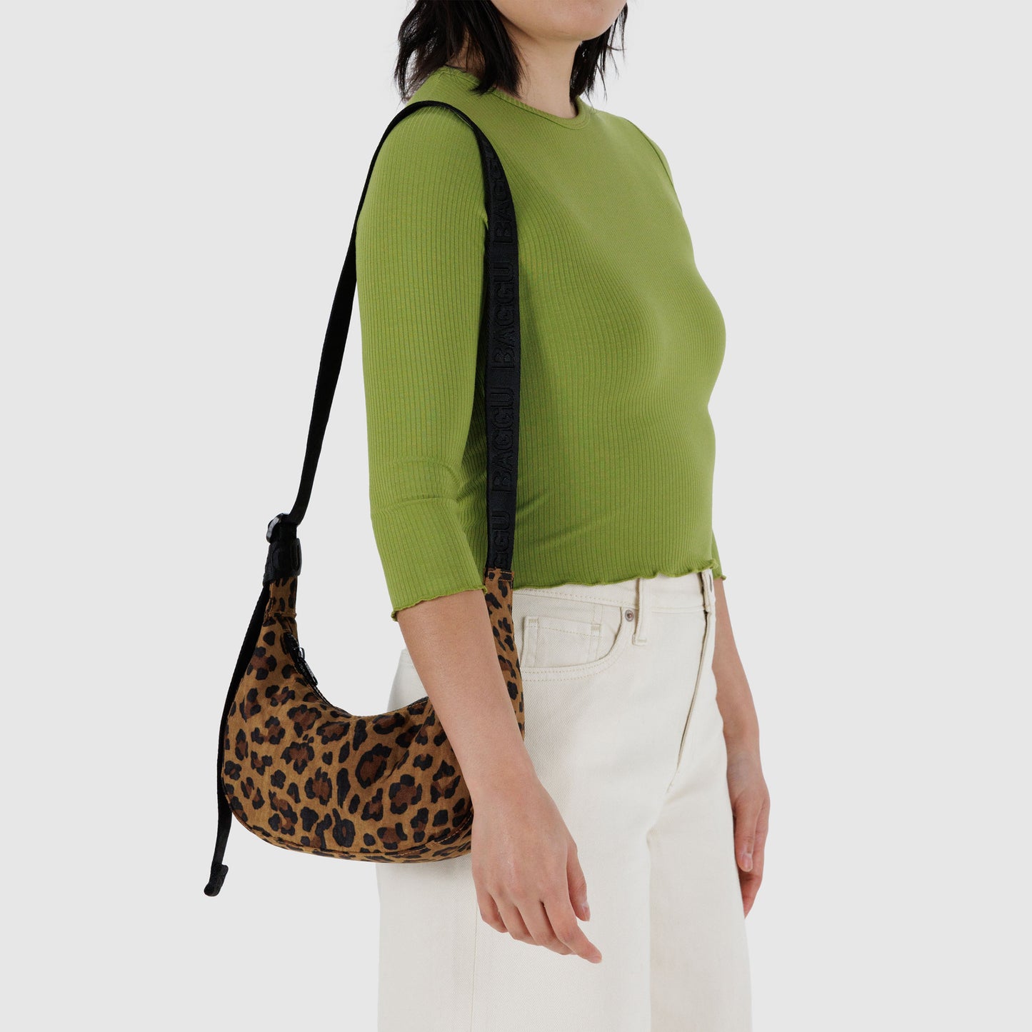 Small Nylon Crescent Bag