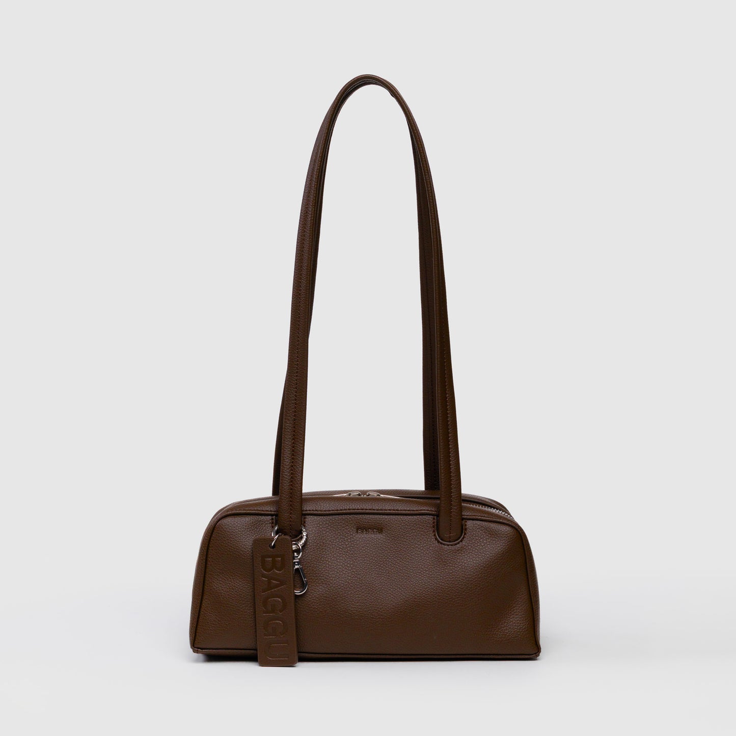 Small Recycled Leather Bowler Bag