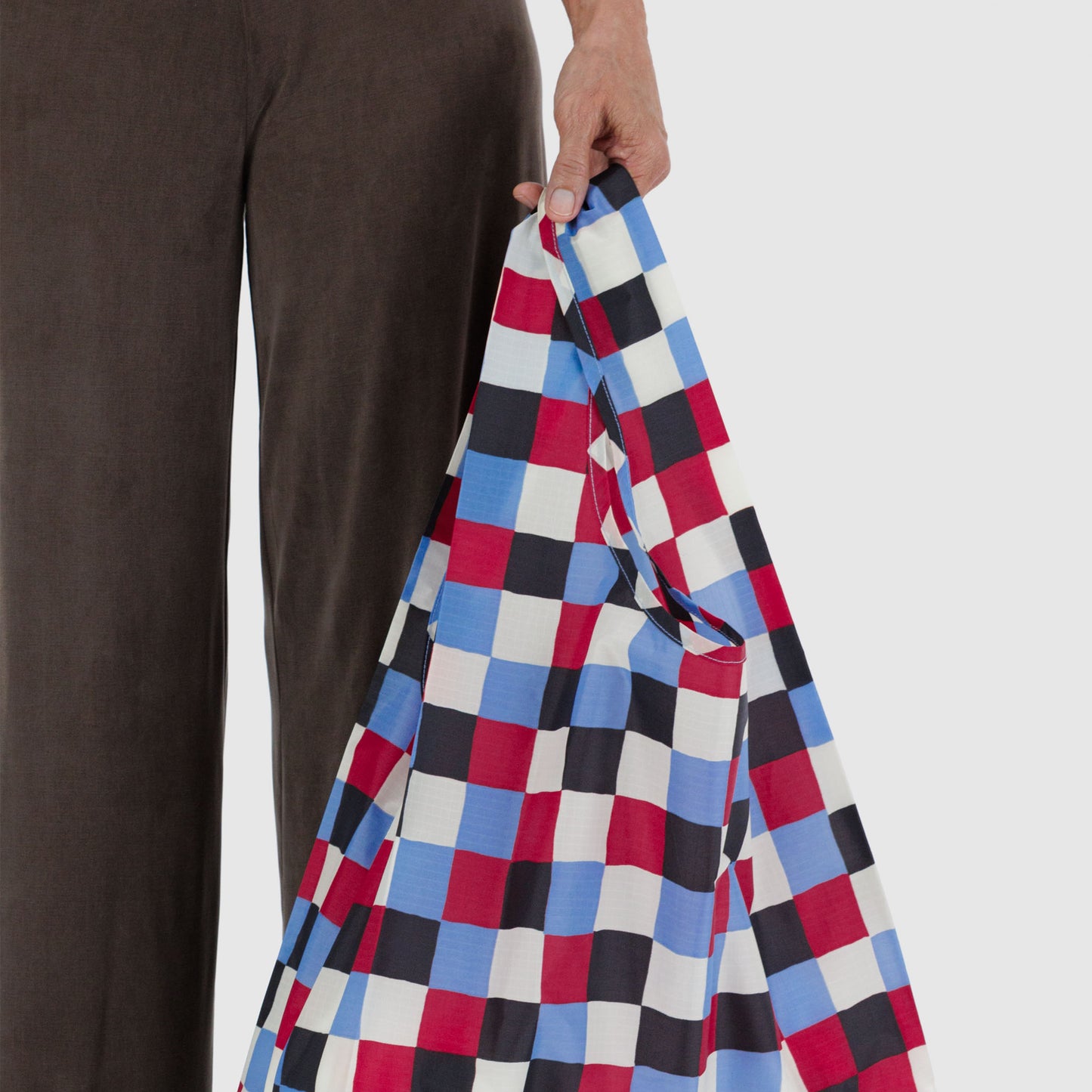 BAGGU Painted Check Standard Baggu
