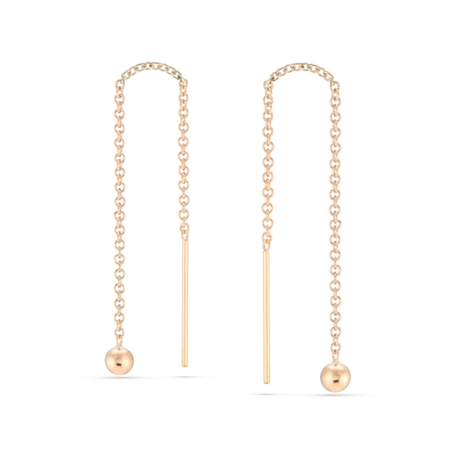 Ball Threader Earrings