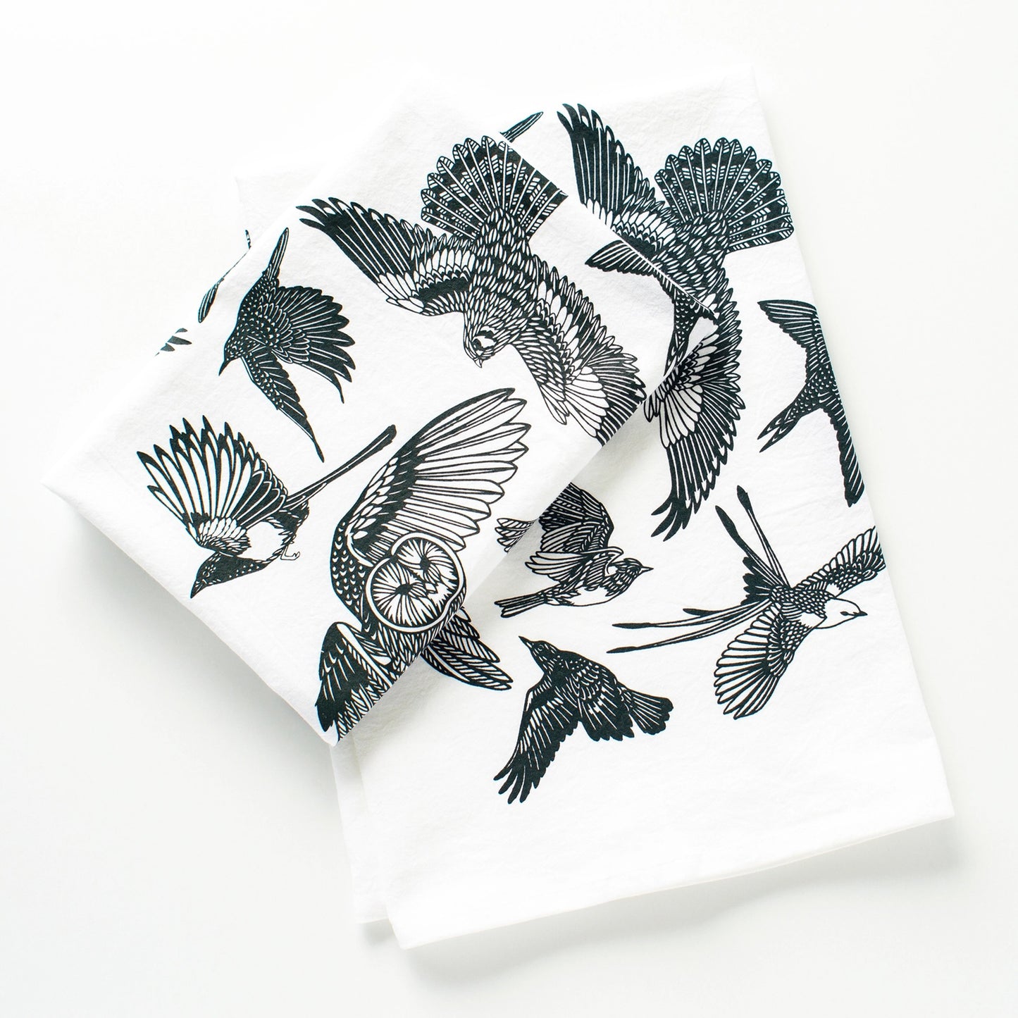 Bird Mafia Tea Towel