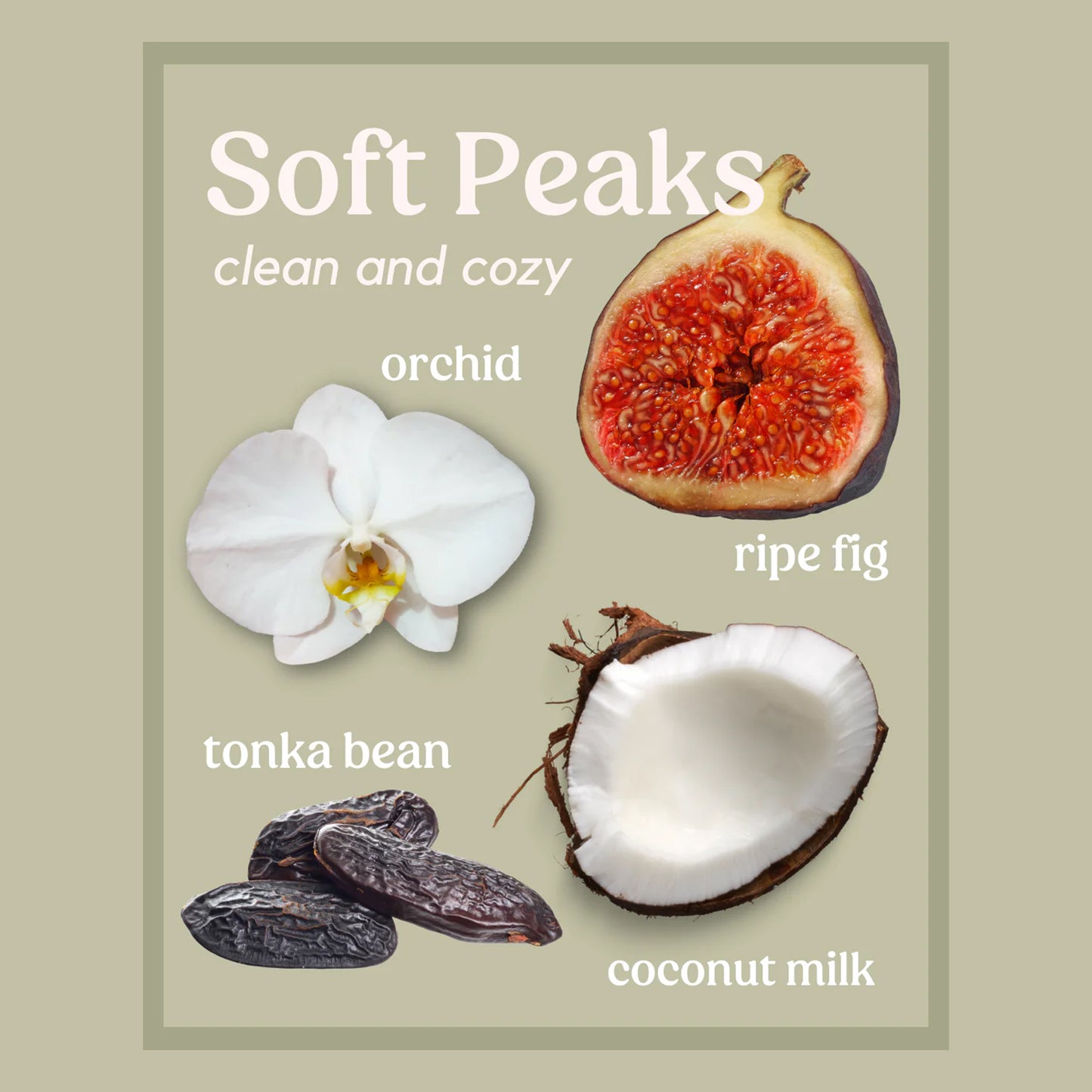 Soft Peaks Candle