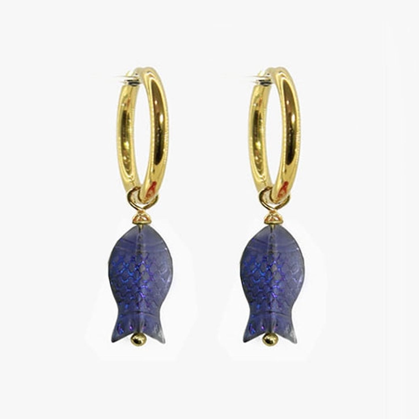 Bluefish Hoop Earrings