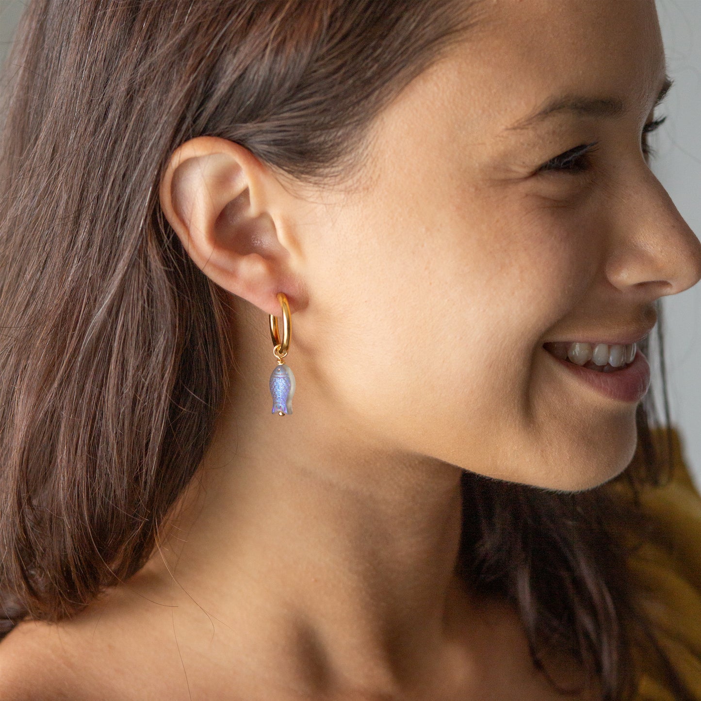 Bluefish Hoop Earrings