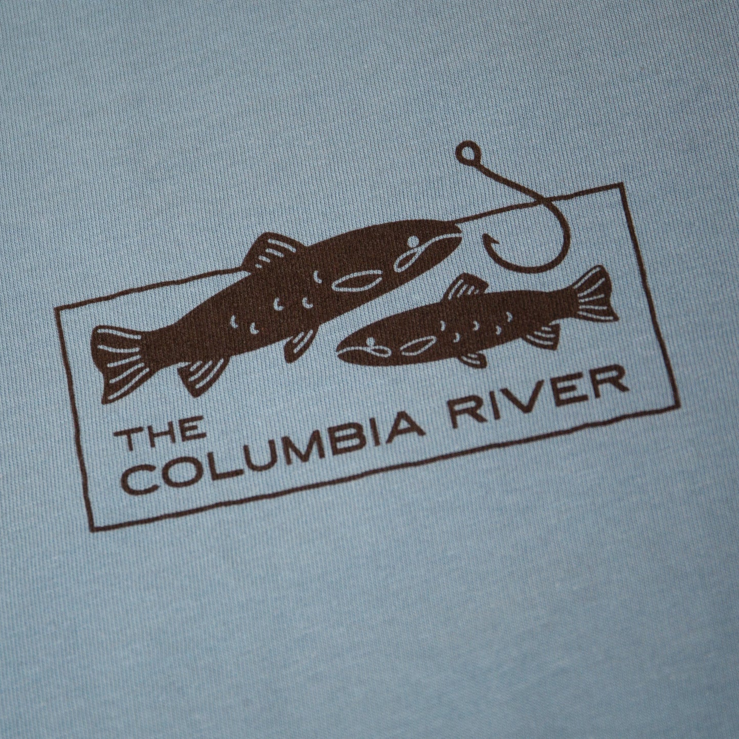 Columbia River Fish Unisex Shirt (Denim)