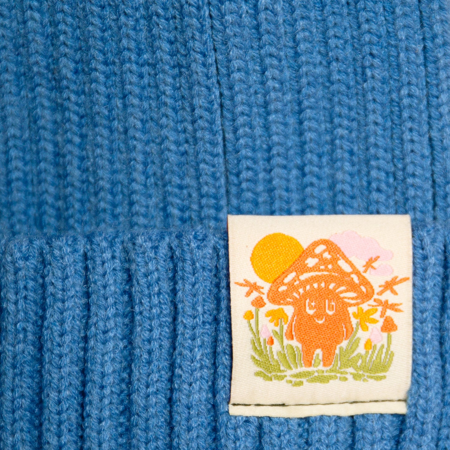 Little Mushroom Kids Beanie (Blue)