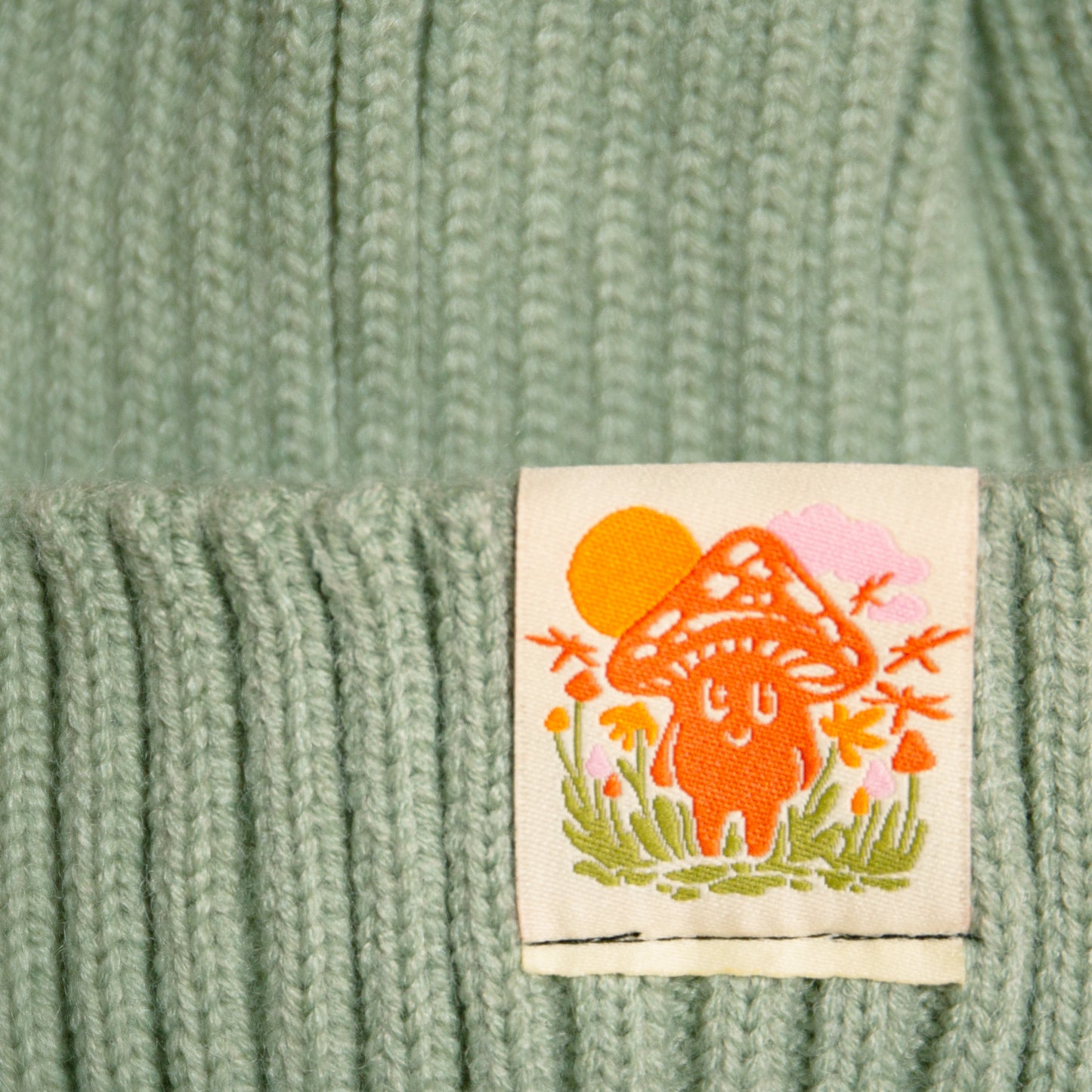 Little Mushroom Kids Beanie (Green)