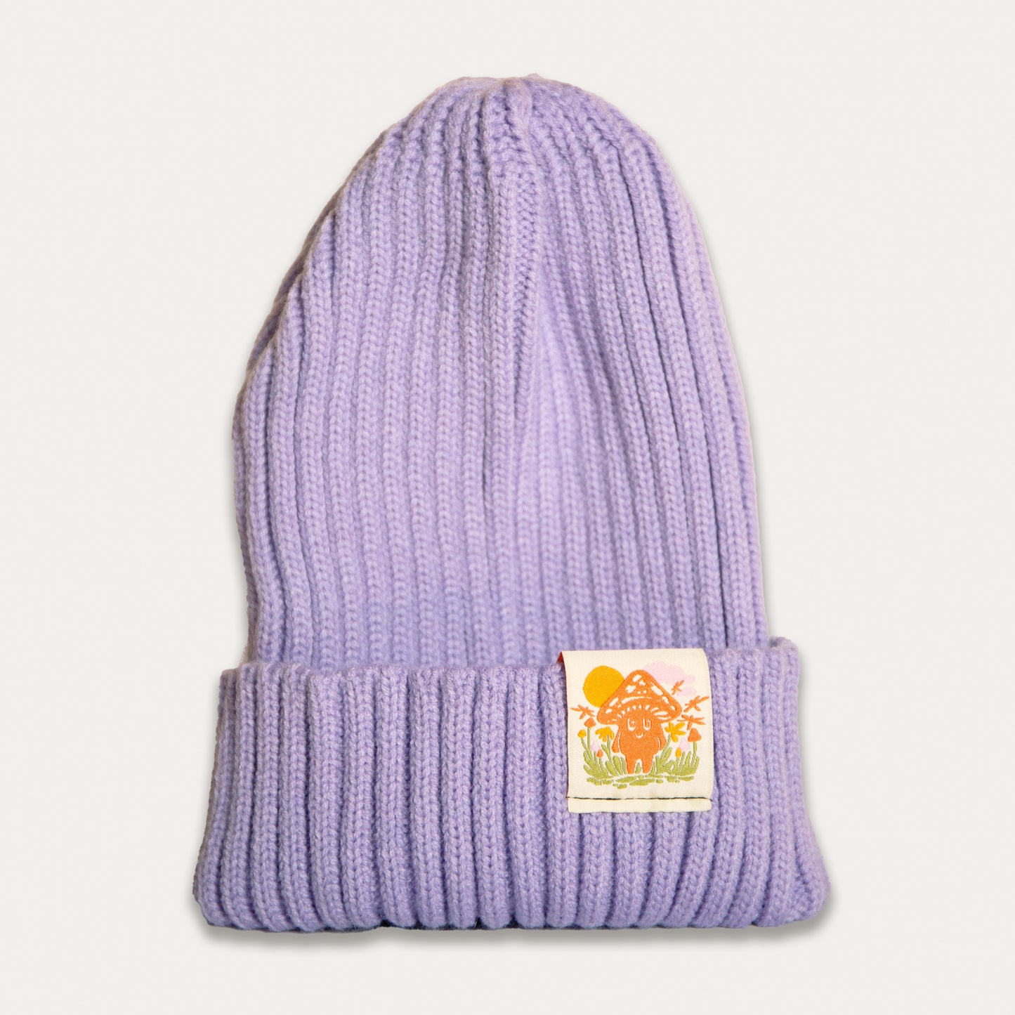 Little Mushroom Kids Beanie (Lavender)