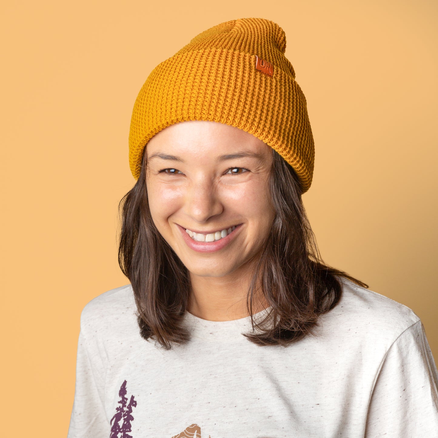 OR Fir Beanie (Mustard)