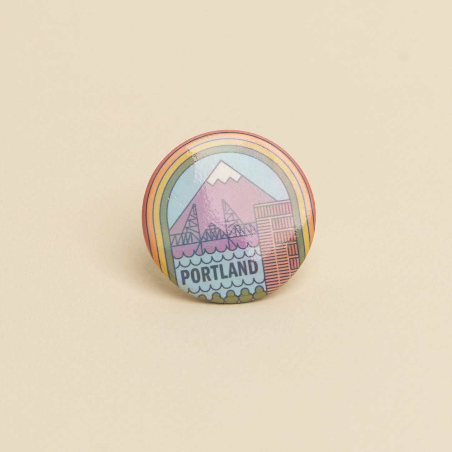 Portland Rainbow Button Pack