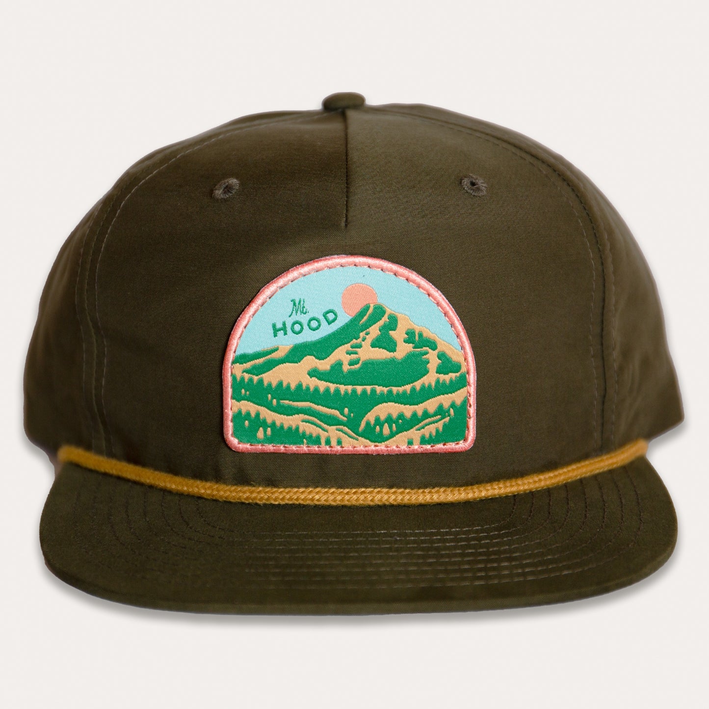 Retro Mt. Hood Rope Hat (Loden)
