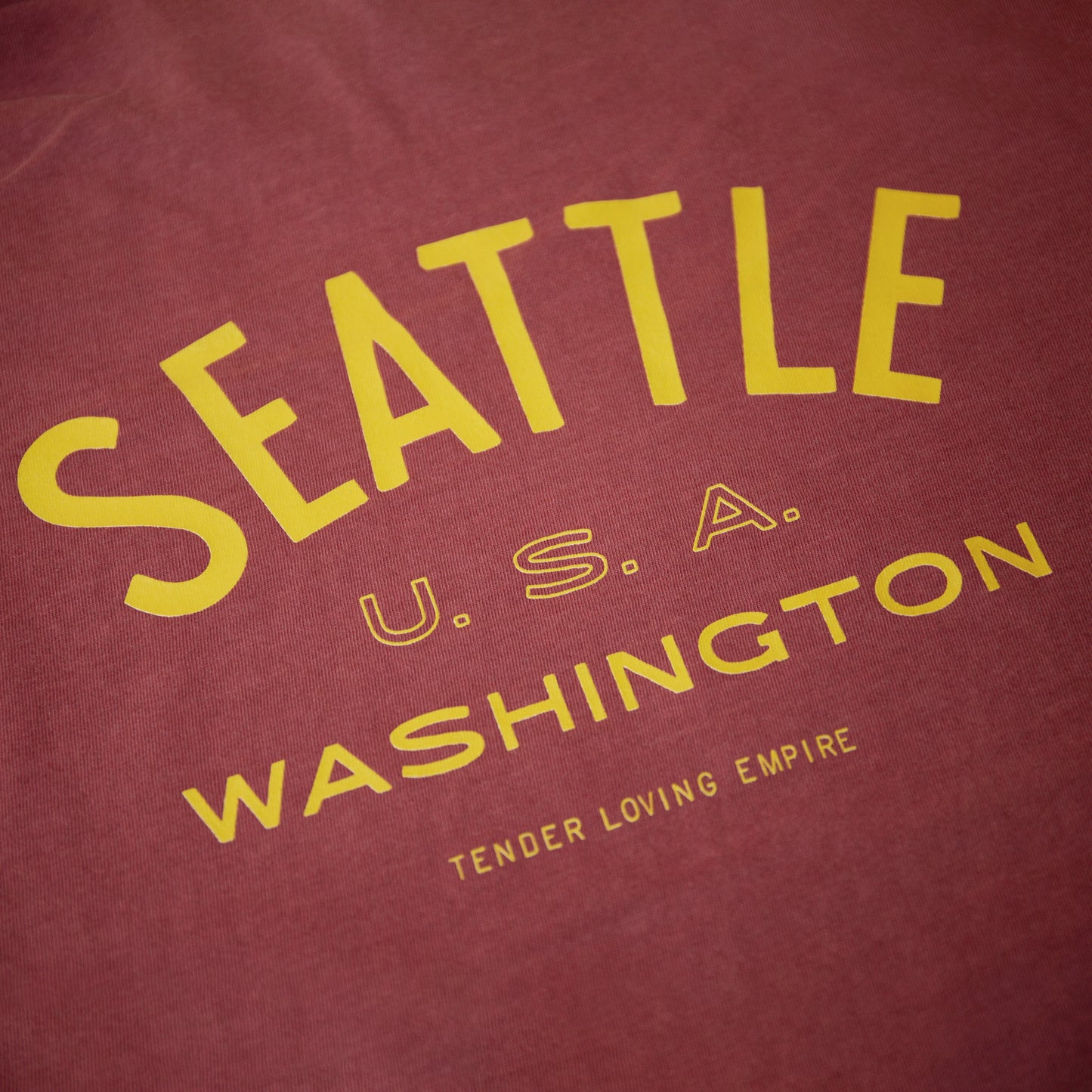 Seattle Badge Unisex Shirt (Brick)