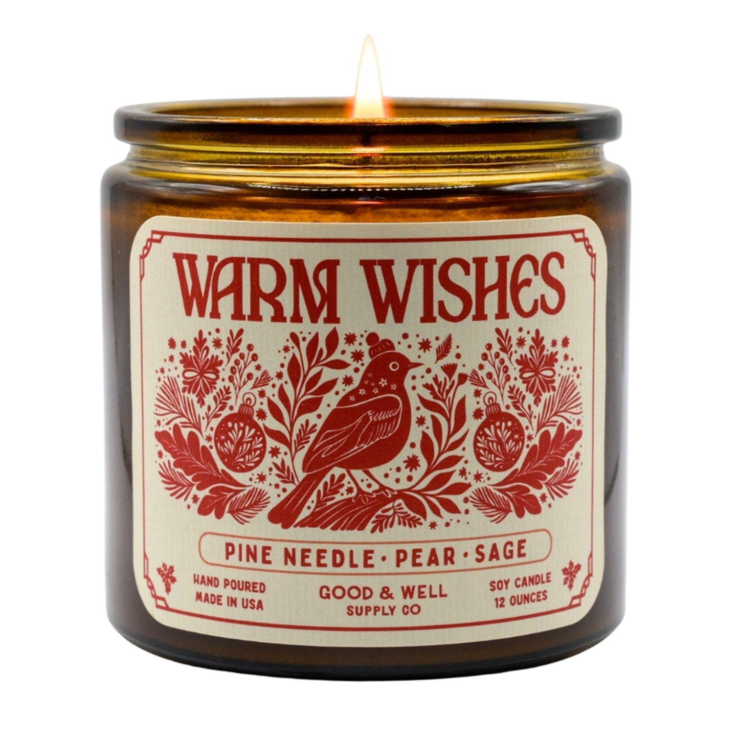 Warm Wishes Holiday Soy Candle