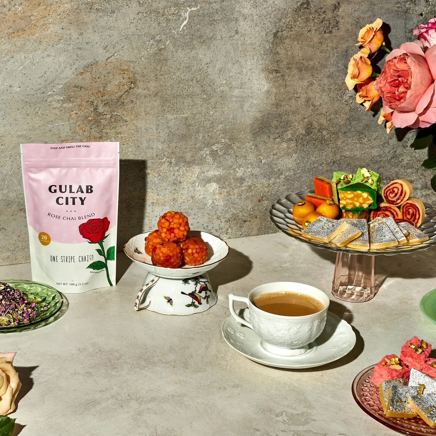 Gulab City Rose Chai Blend