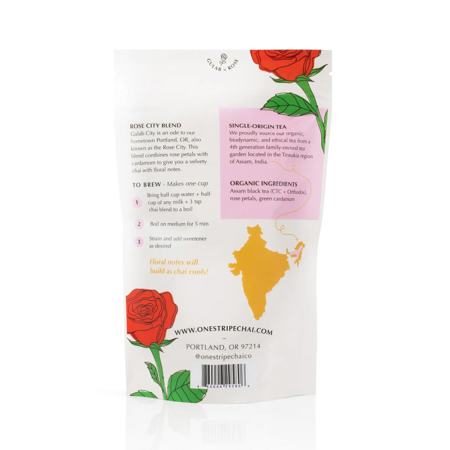 Gulab City Rose Chai Blend
