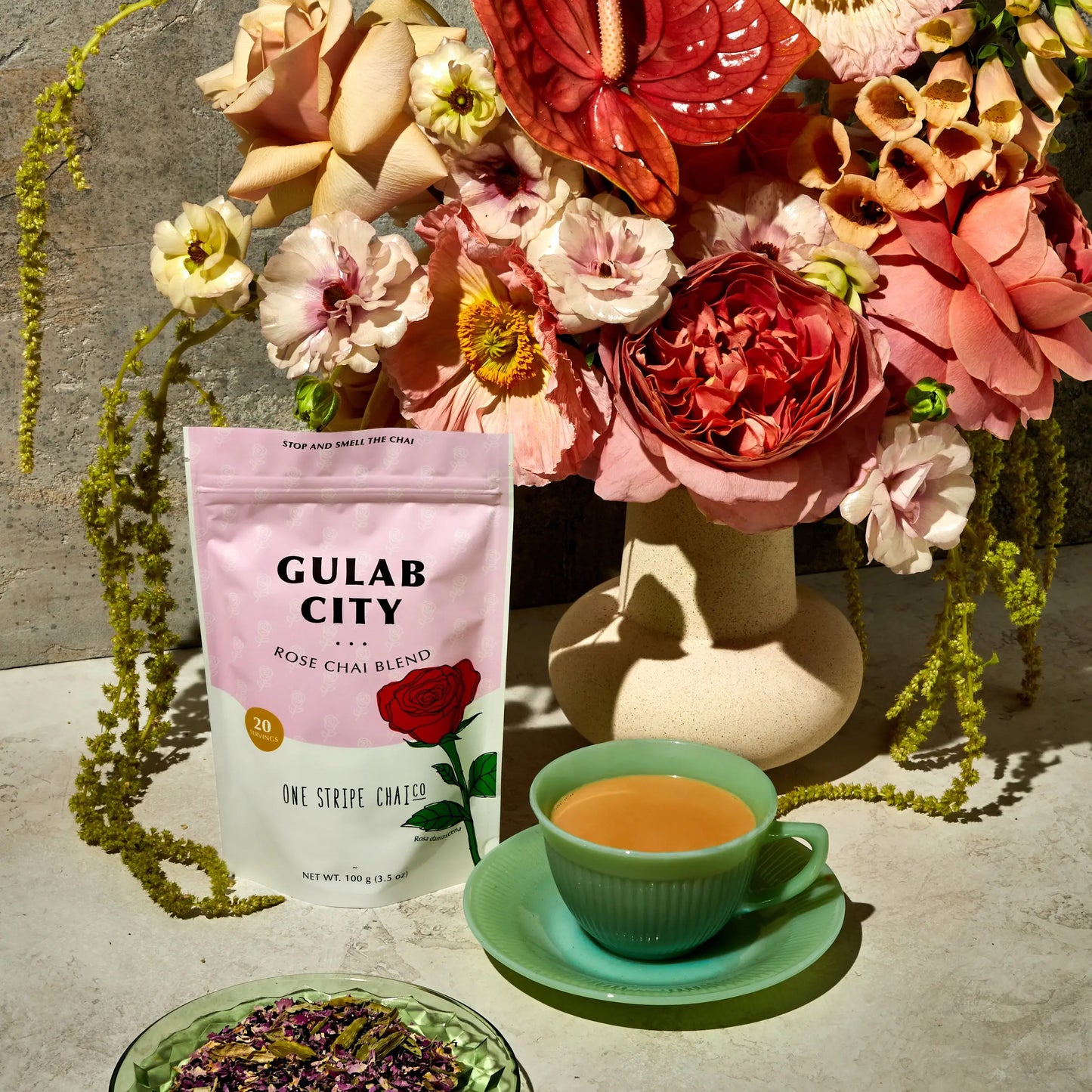 Gulab City Rose Chai Blend