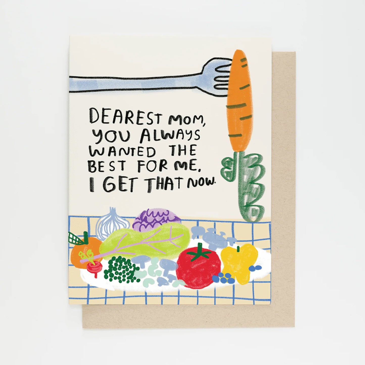 Eat Your Veggies Card
