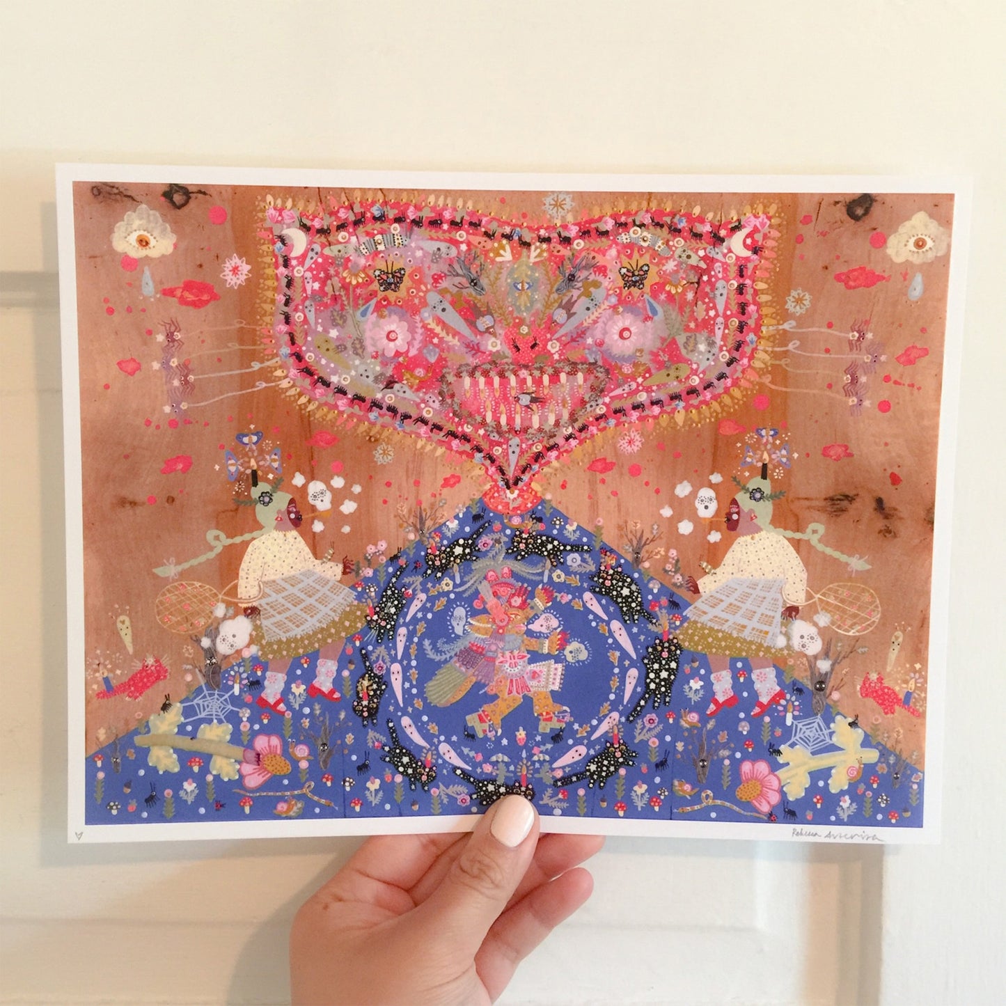 Ree Artemisa: Cat Mom Volcano Print