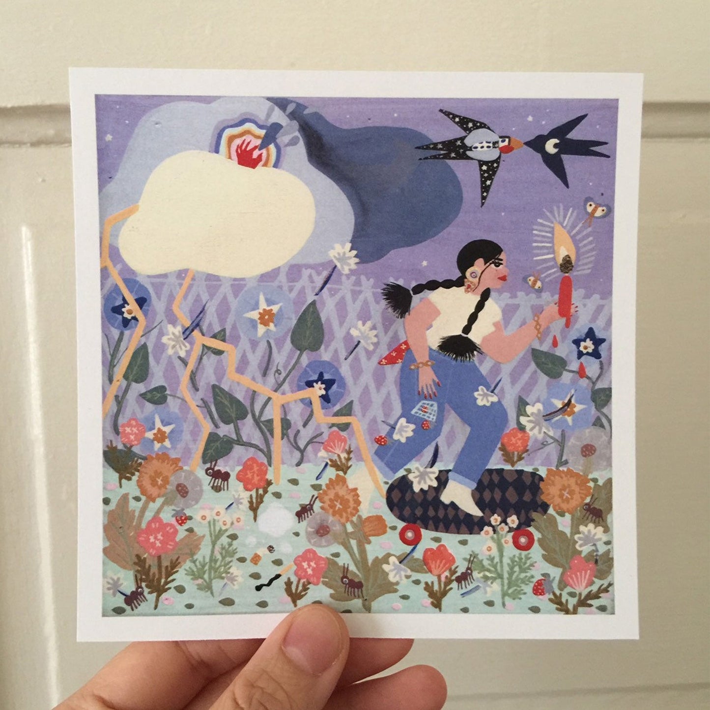 Ree Artemisa: Outrunning the Storm Print