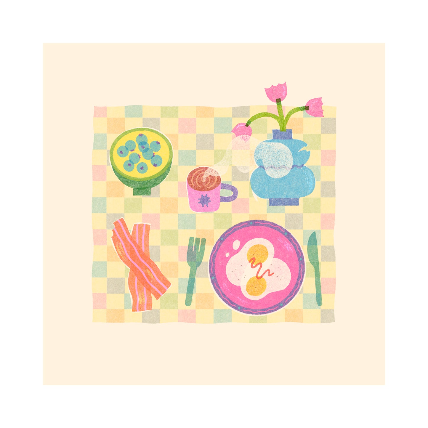 Sam Buttrick Art: Sunday Morning Print