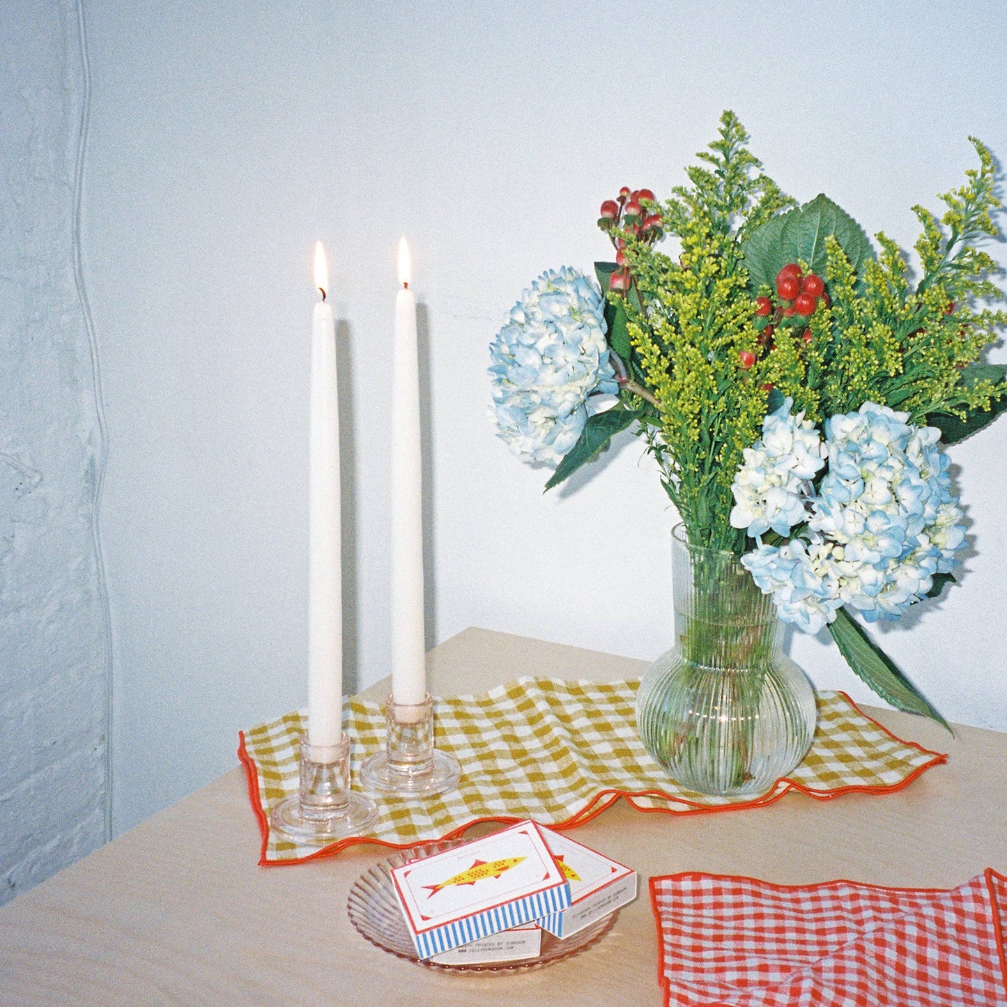 "Fish" Risograph Printed Matchbox