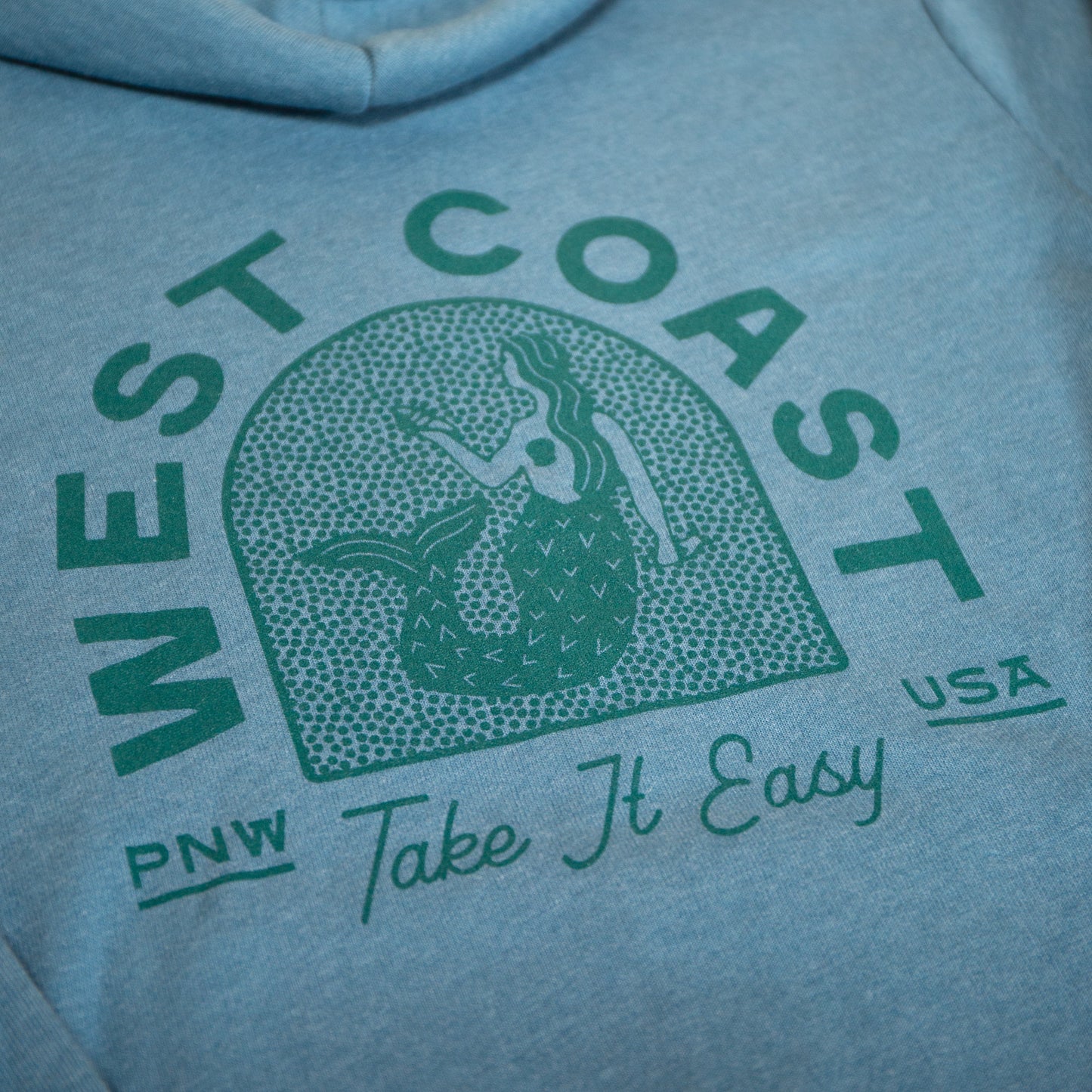 West Coast Mermaid Hoodie (Teal)