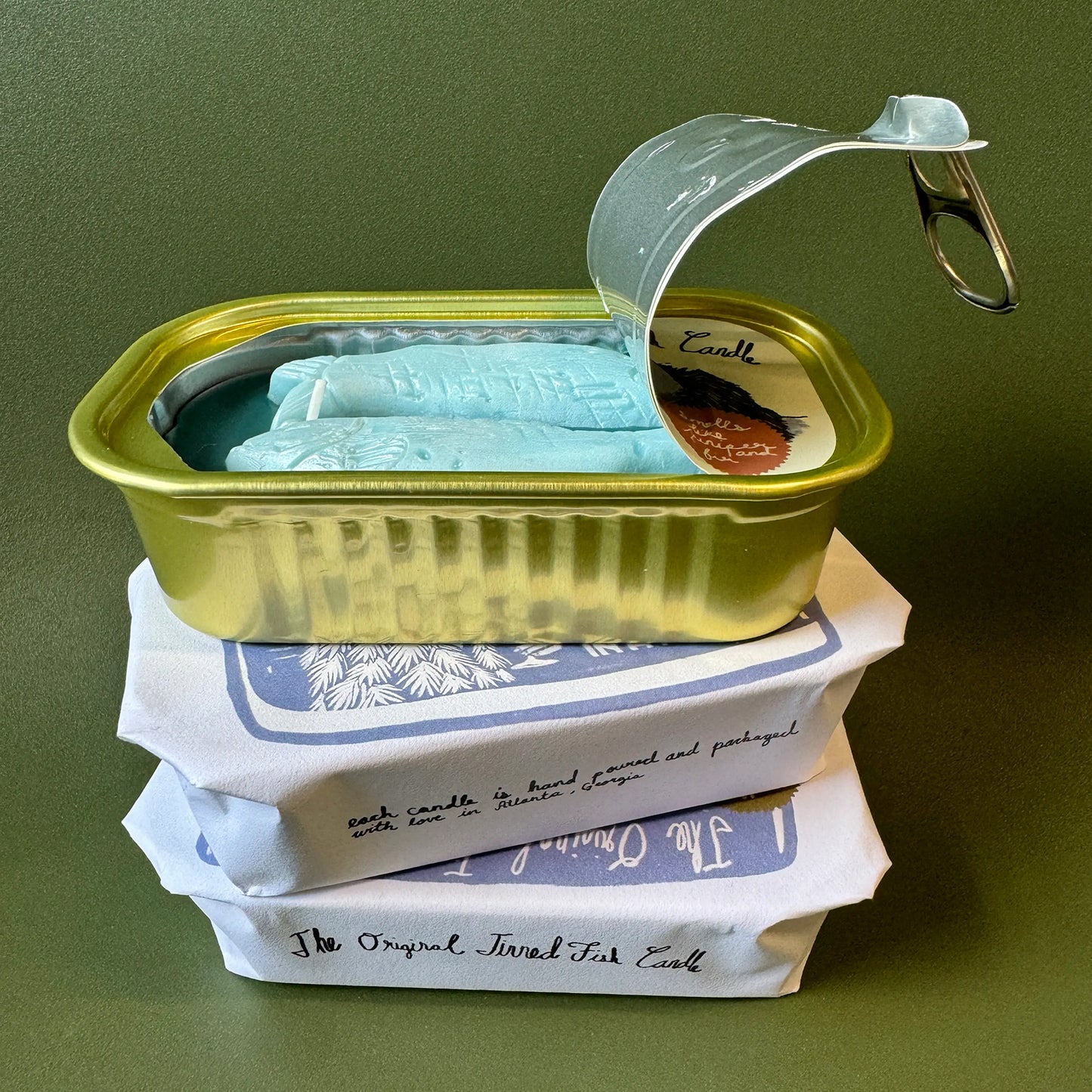 The Tinned Fish Candle / Juniper & Fraser Fir