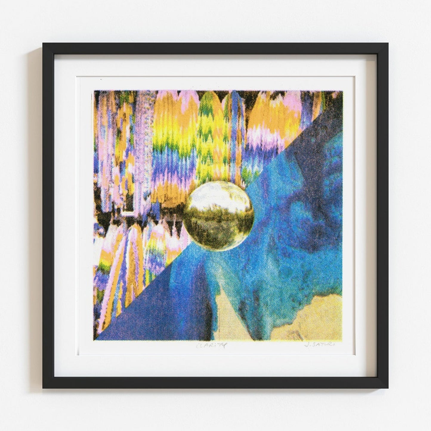 Tiny Pink Shoe: Clarity Riso Print