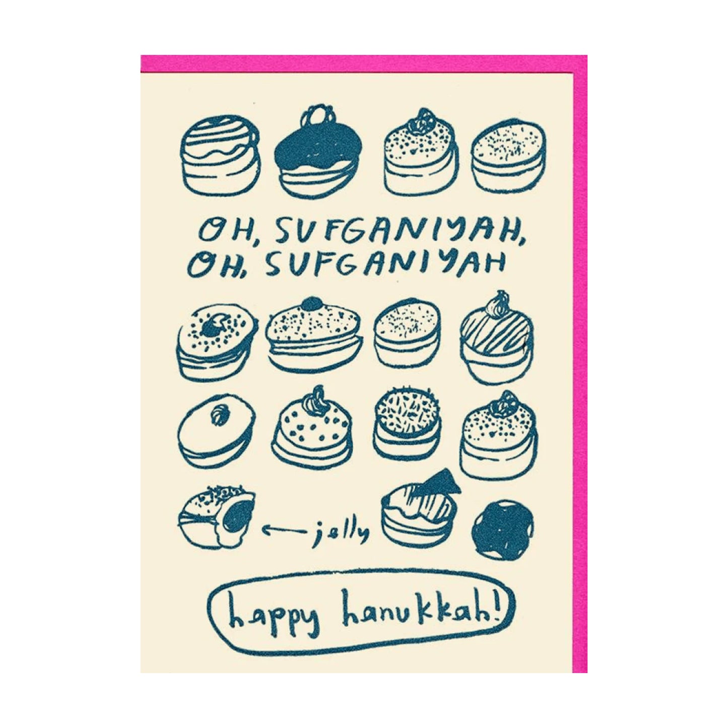 Oh Sufganiyah Card