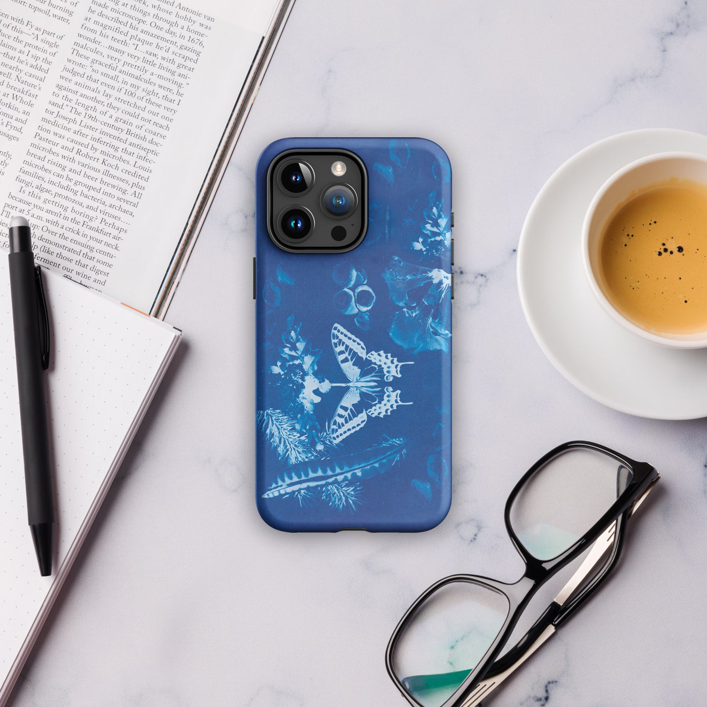 OR Cyanotype Tough Case for iPhone 15 Pro Max
