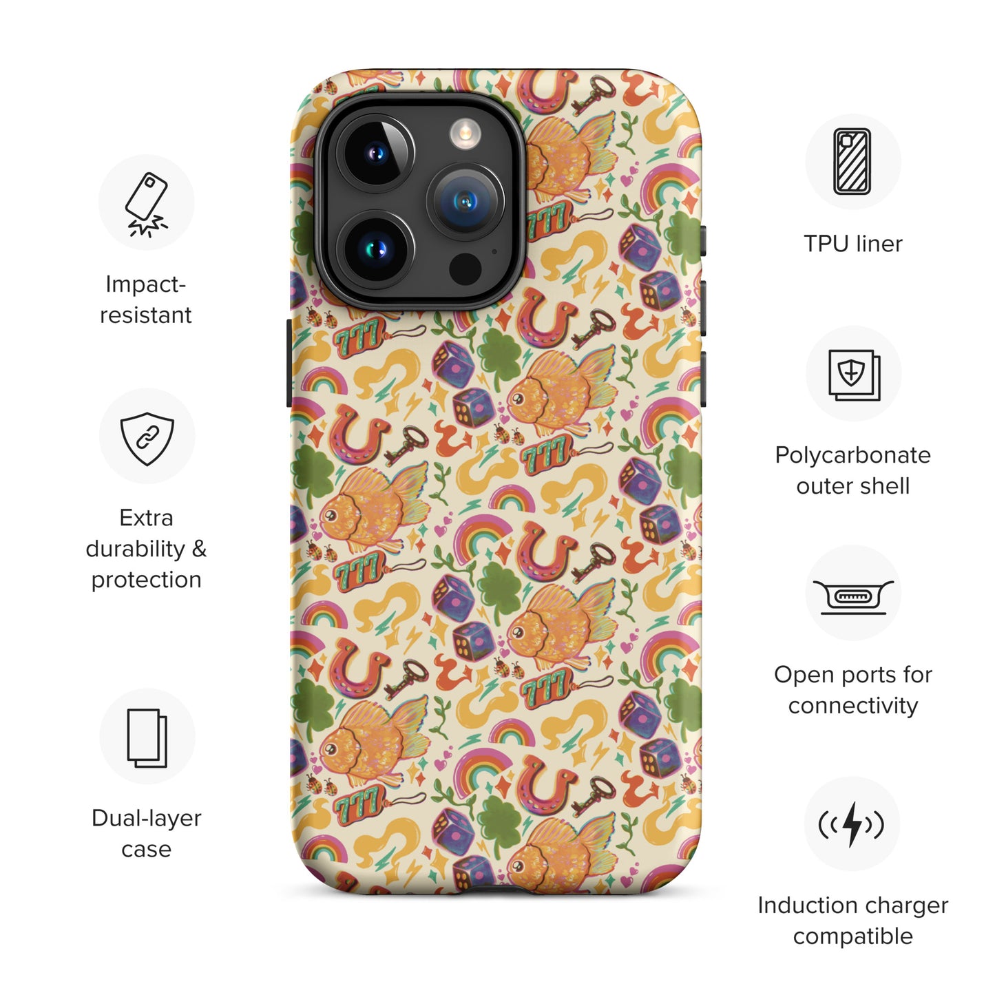 Good Luck Charms Tough Case for iPhone 15 Pro Max