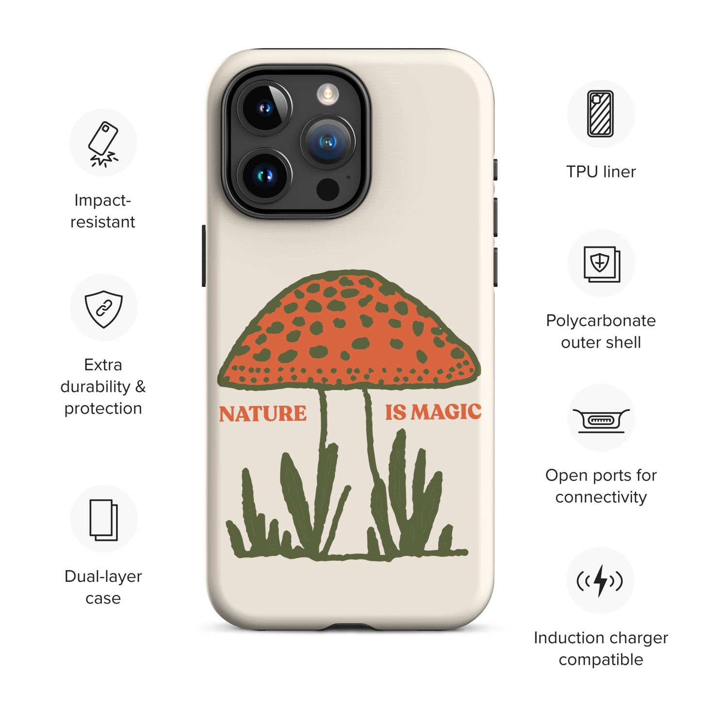 Nature Is Magic Tough Case for iPhone 15 Pro Max