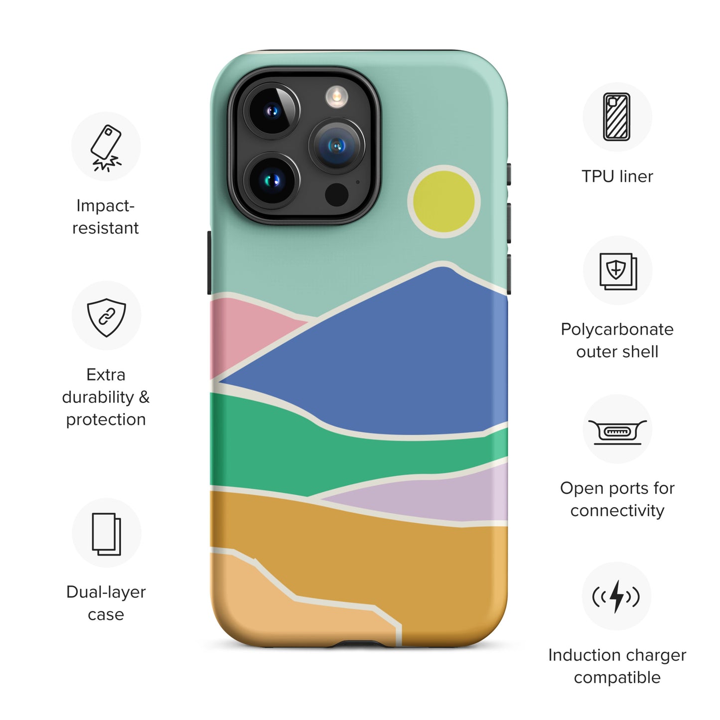 Mountain Escape Tough Case for iPhone 15 Pro Max