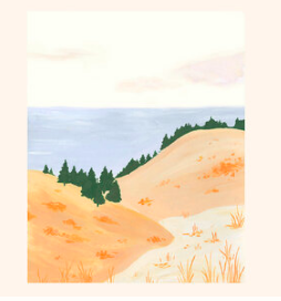 Elana Gabrielle: Bluffs Print