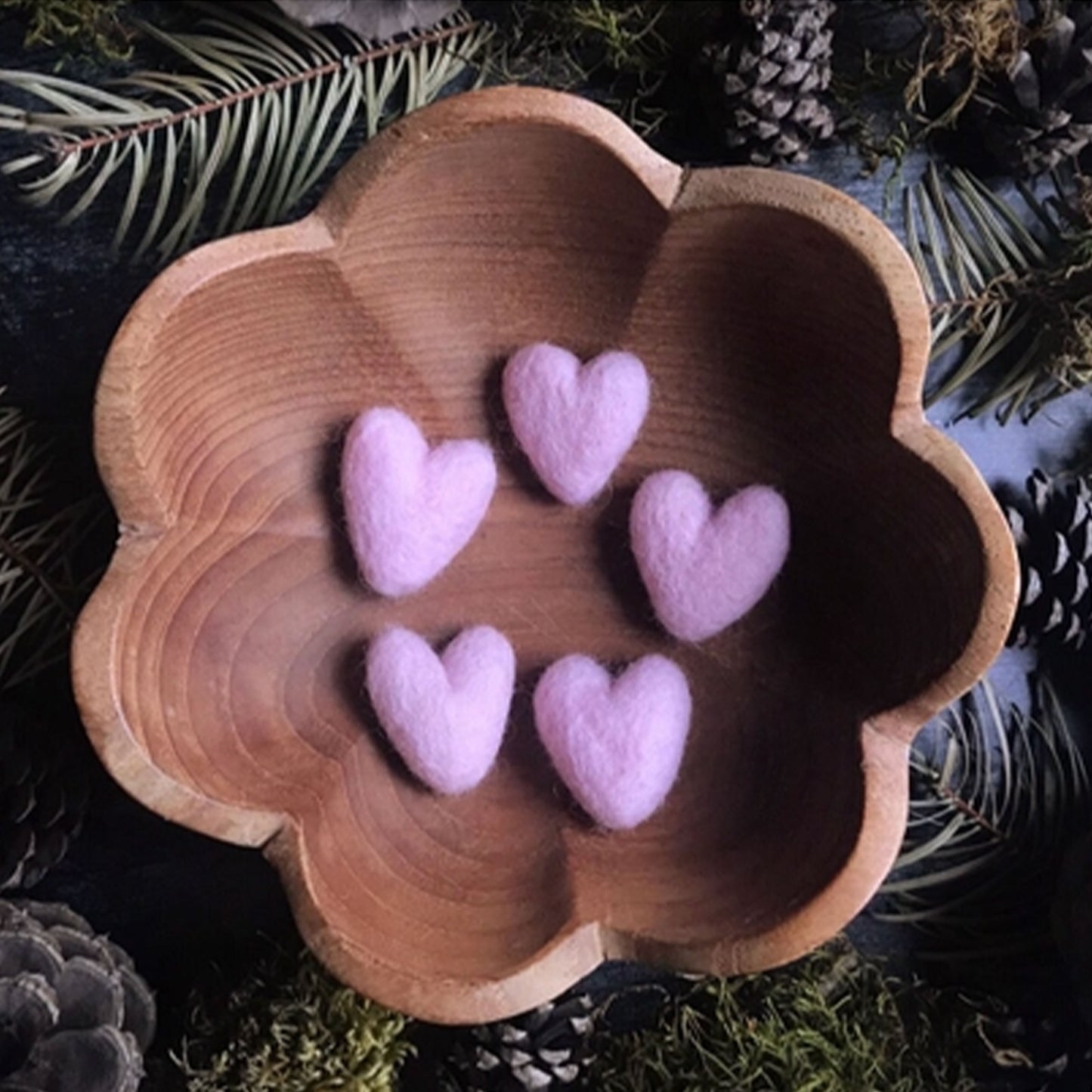 Felted Wool Heart