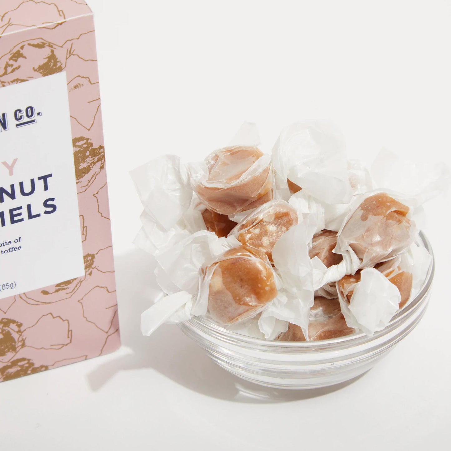 Salty Hazelnut Caramels