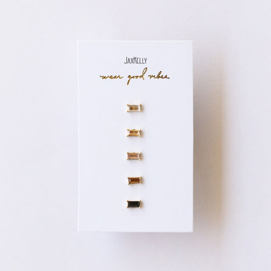 Baguette Studs