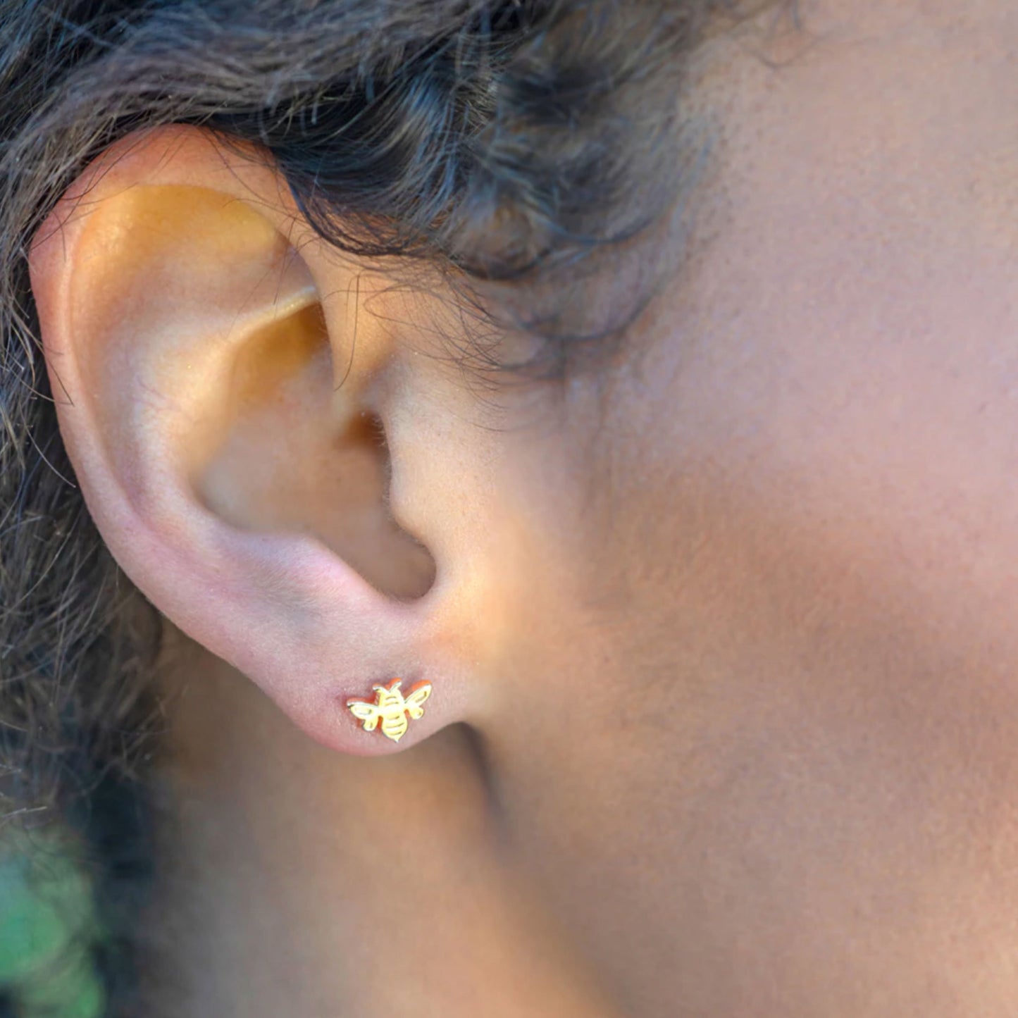 Bumble Bee Stud Earrings