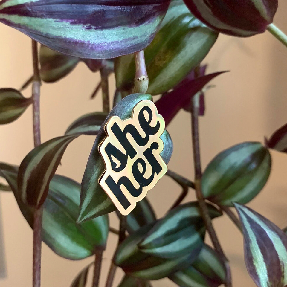 MAOKE Pronoun Pin