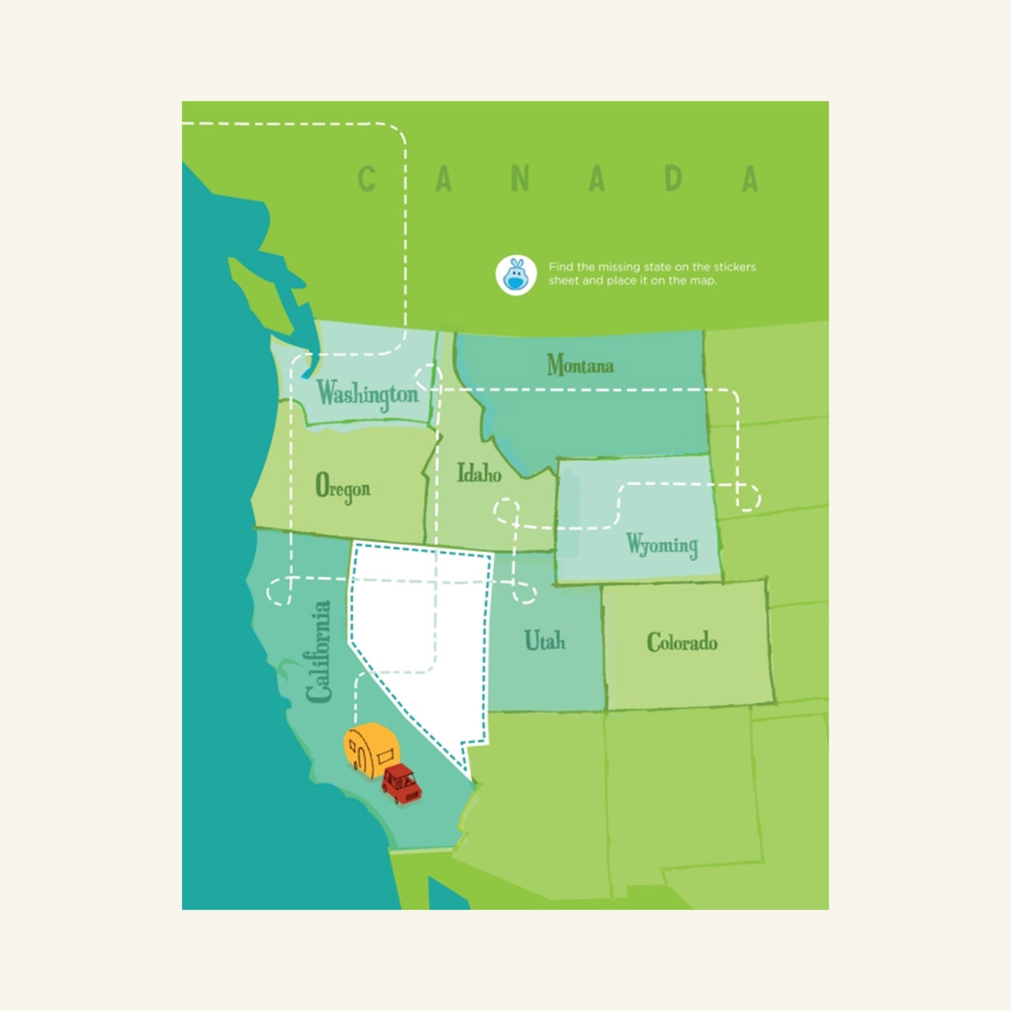 Larry Gets Lost in the USA Activity Book