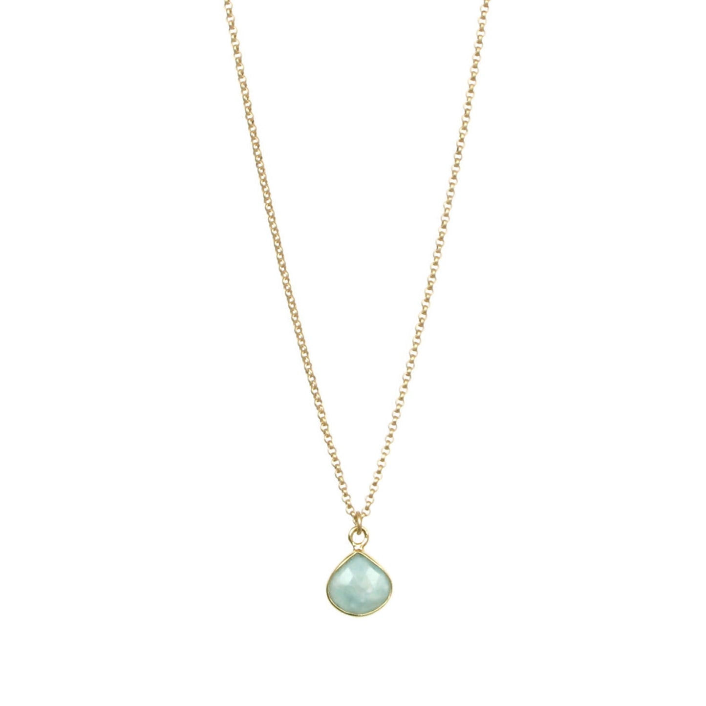Bezel-Wrapped Gemstone Necklace
