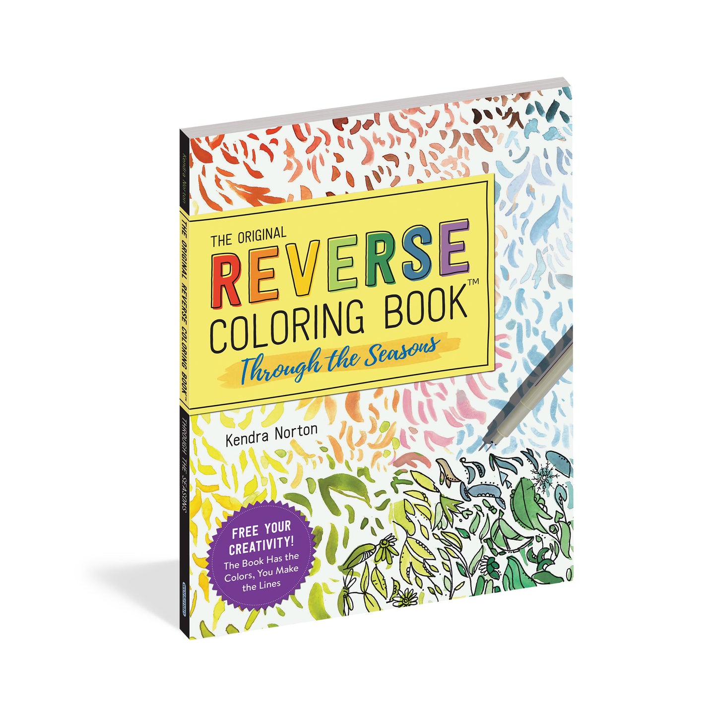 The Reverse Coloring Book: Through the Seasons