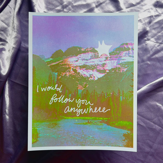 Alex Luciano: Landscape Risograph Print