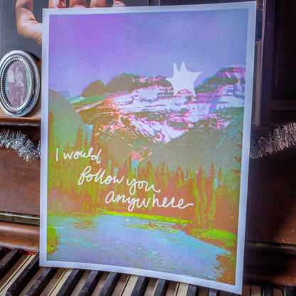 Alex Luciano: Landscape Risograph Print