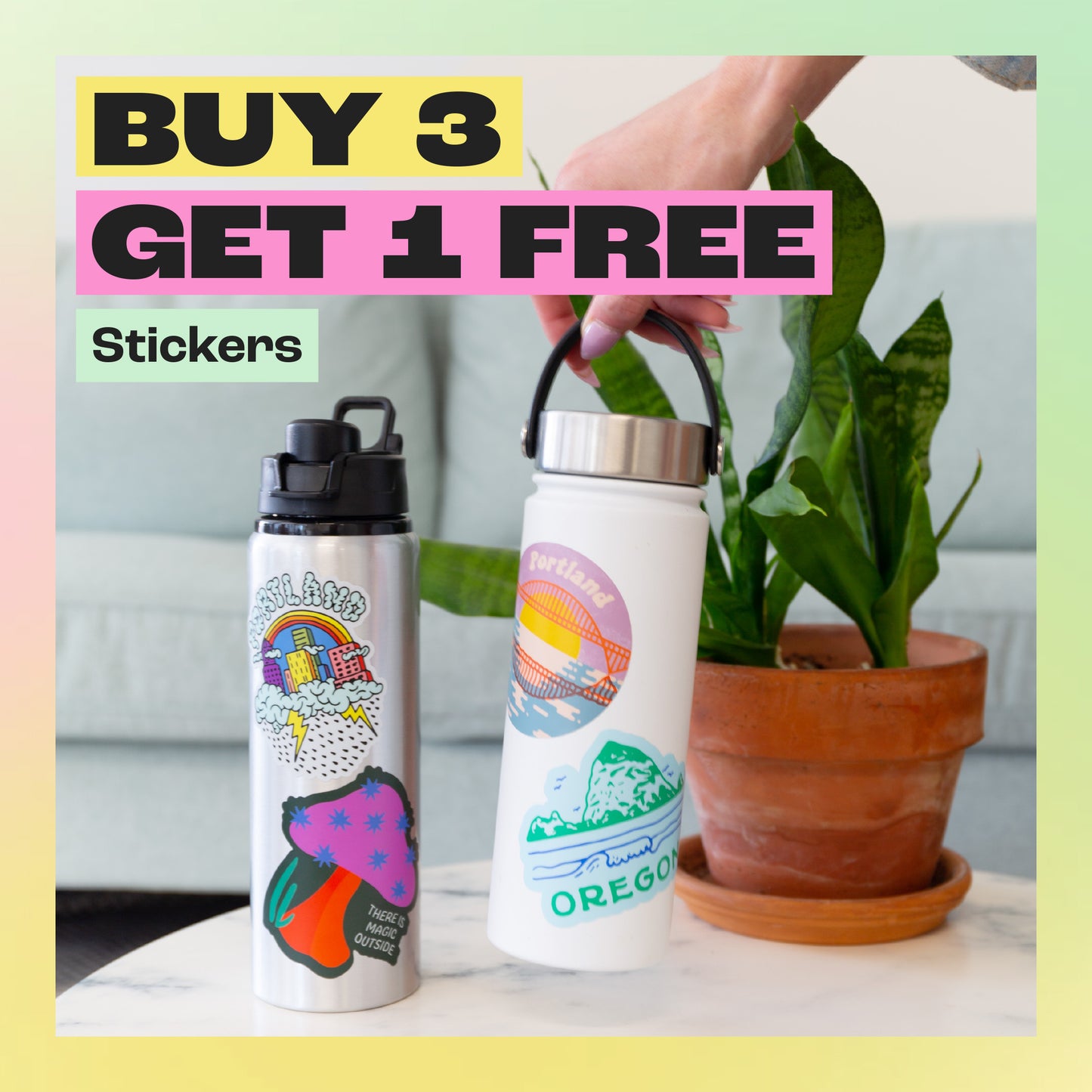 Sundazed Flowers Sticker