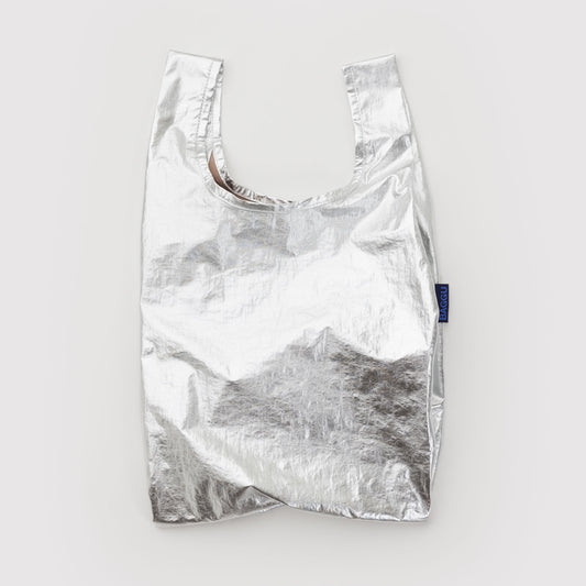 BAGGU Chrome Metallic Baby Baggu