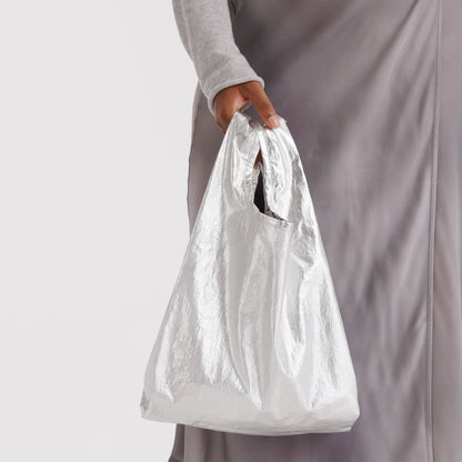 BAGGU Chrome Metallic Baby Baggu