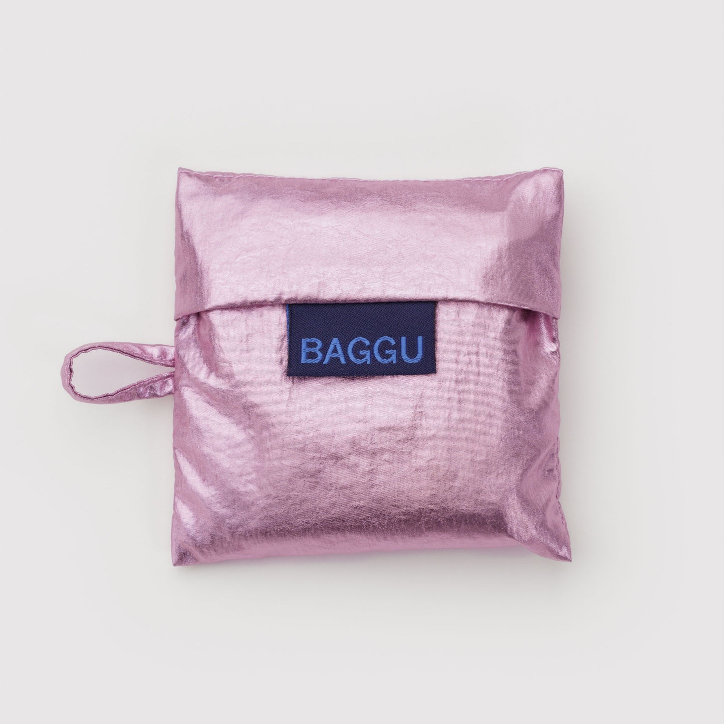 BAGGU Blush Metallic Baby Baggu